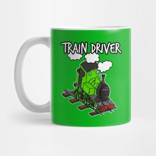 Train Driver Steam Locomotive Rail Enthusiasts Model Railroad Mug